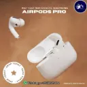 Airpod with iPhone Jack Cable In White Colour With Antinoise Facility And Touch Sensor