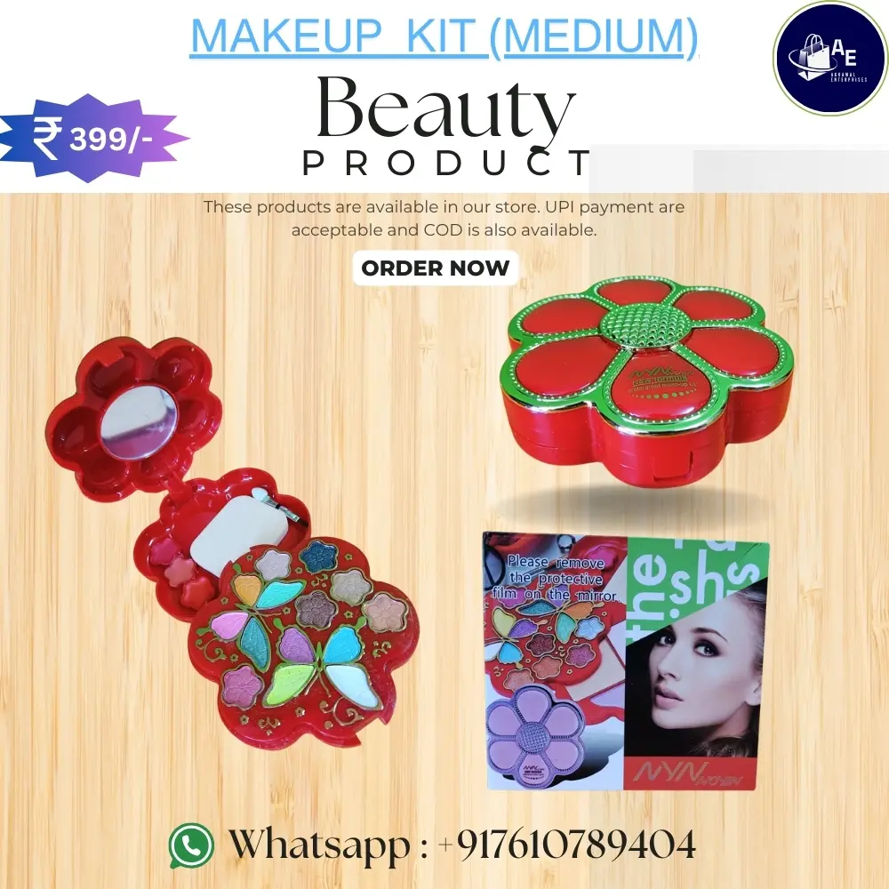Makeup Kit With Mirror With All In One Shades For Beauties