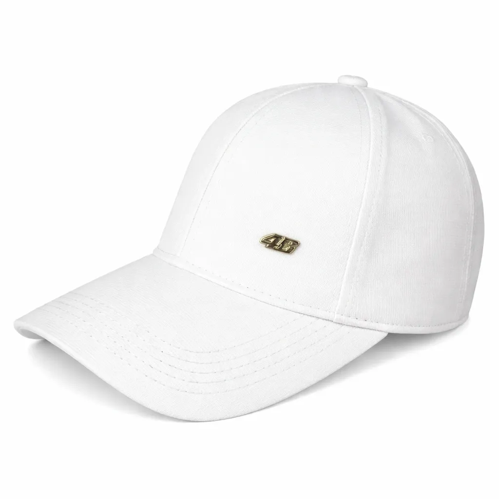 White Cap Trending Adjustable White Cotton Cap