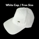 White Cap Trending Adjustable White Cotton Cap