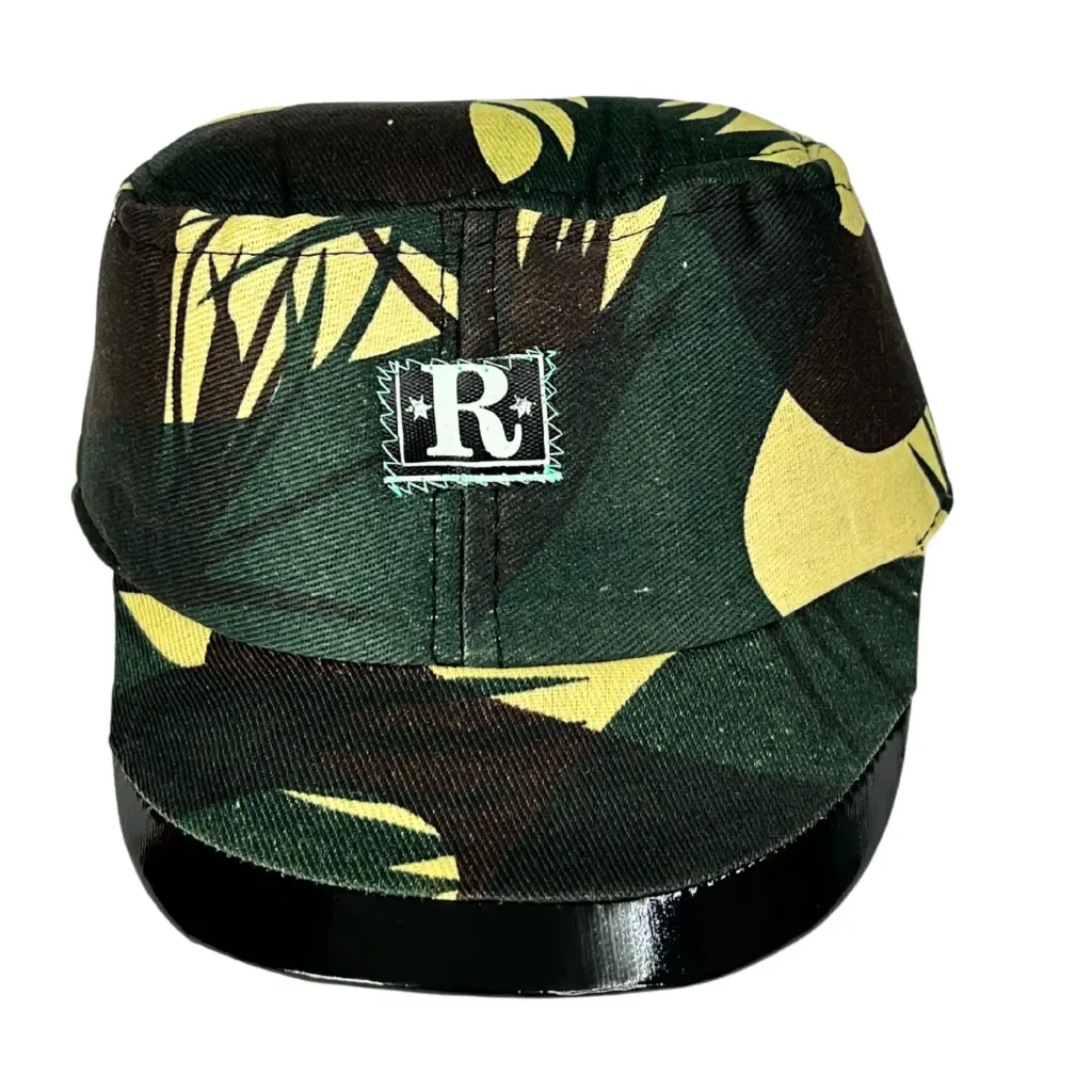 Military Cap for Boys Adjustable Size with Strip in Back