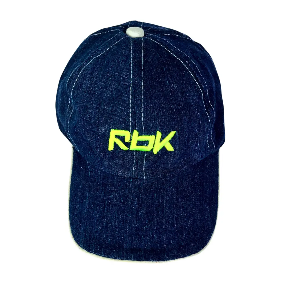 Blue Cap in Jeans Pattern Adjustable Cap