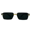 Sunglasses for Men with Borderless Frame With Lion Mark Design Both Side