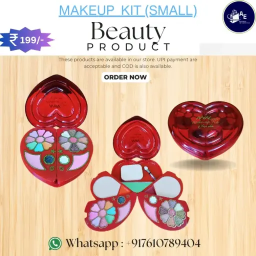 Makeup Kit Eyeshadows Powders Brush All in One Multiple Shades Makeup Kit