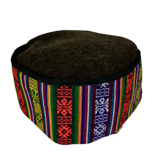 Himachal Cap in Free Size for Men And Women Both in Brown Colour
