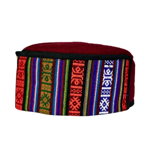 Himachal Cap in Free Size for Men And Women Both in Red Colour