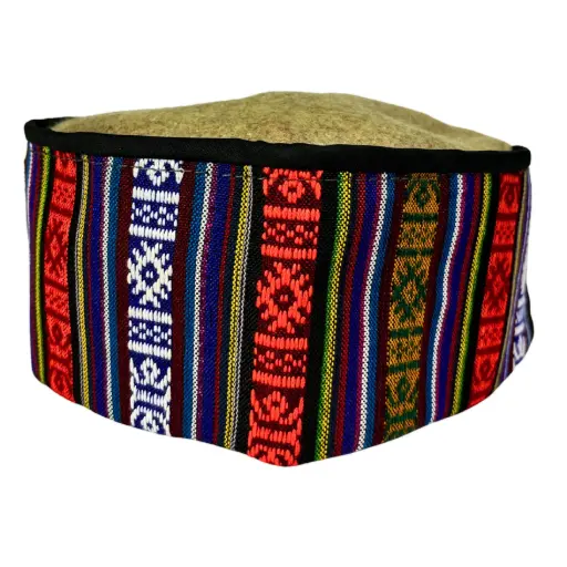 Himachal Cap in Free Size for Men And Women Both in Cream Colour