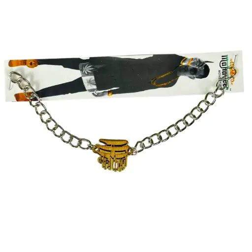 Mahakal Bracelet for Boys and Girls Both with Silverish Chain Jai Mahakal